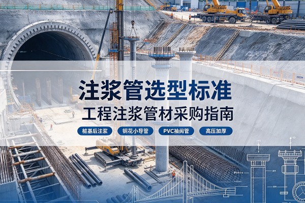 山阴注浆管选型标准